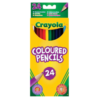 ASDA Crayola Coloured Pencils 24 Pack- Buy online at McGrocer