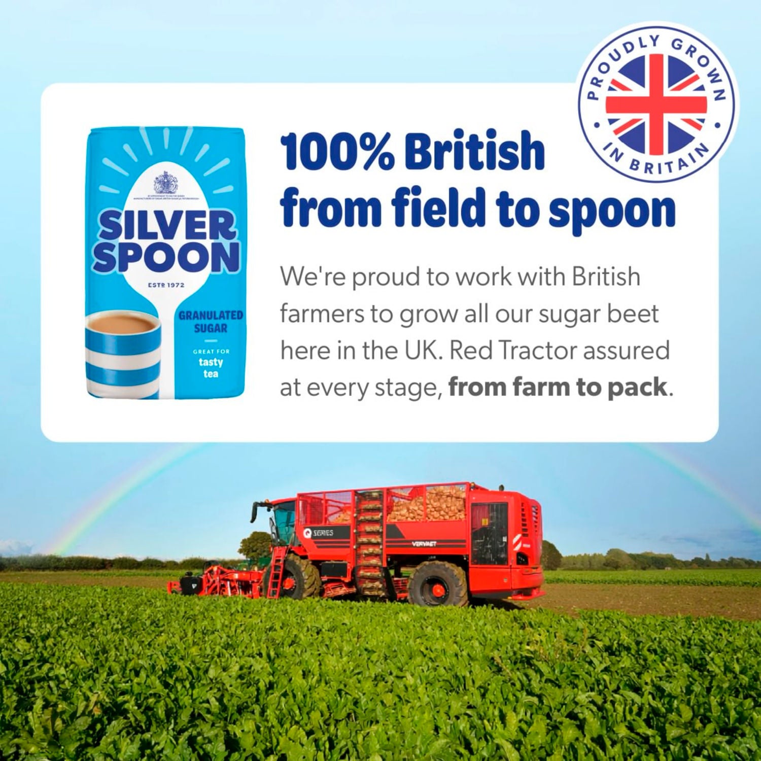 Silver Spoon White Granulated Sugar 1kg (British brand)