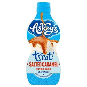 Askey's salted caramel dessert sauce 325g (British brand)