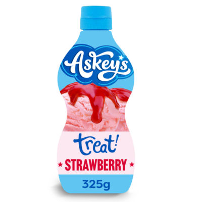 ASDA Askey's Treat Strawberry Flavour Dessert Sauce 325g- Buy online at McGrocer