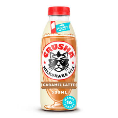 Crusha caramel latte milkshake mix 500ml - British product