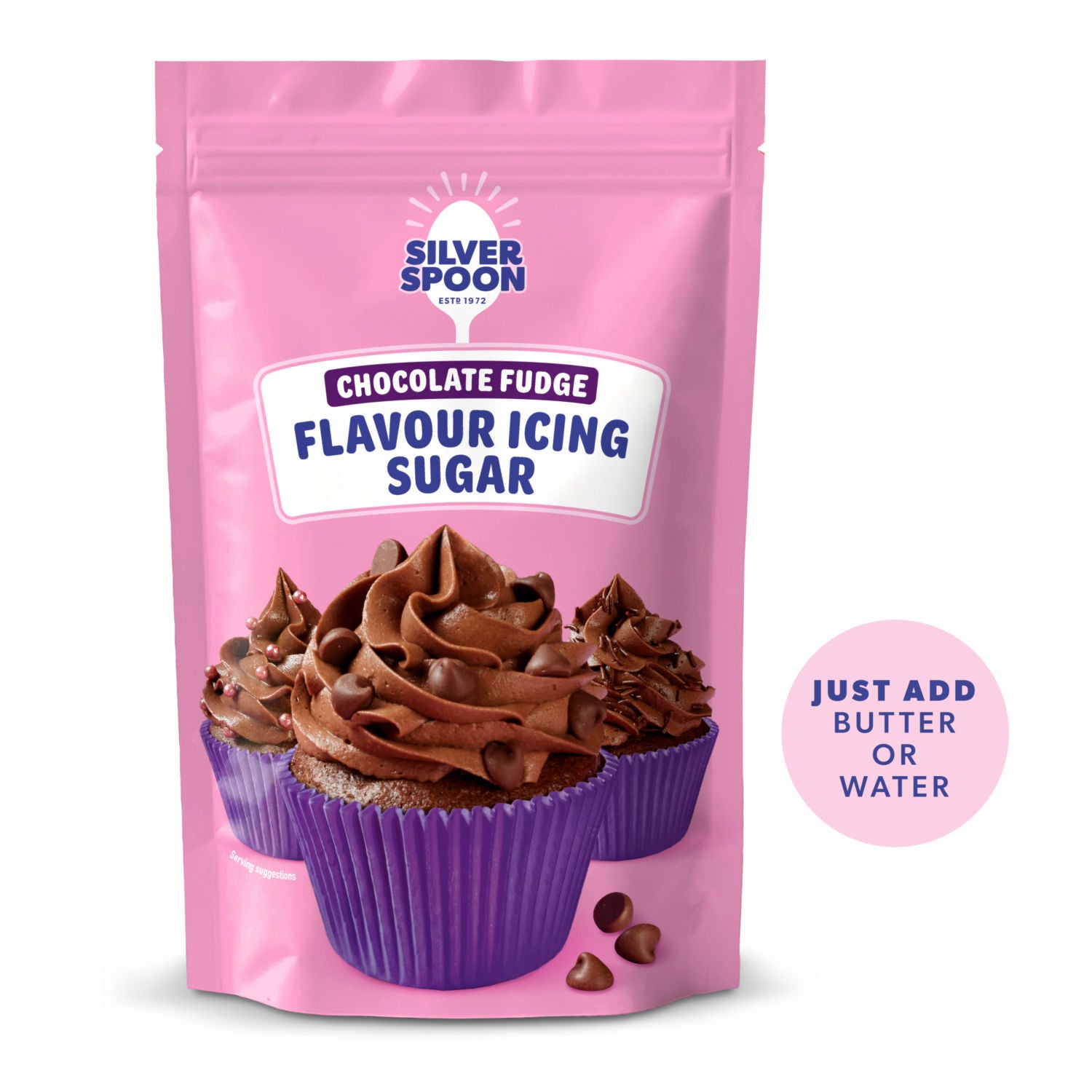 Silver Spoon chocolate fudge icing sugar 200g, UK version