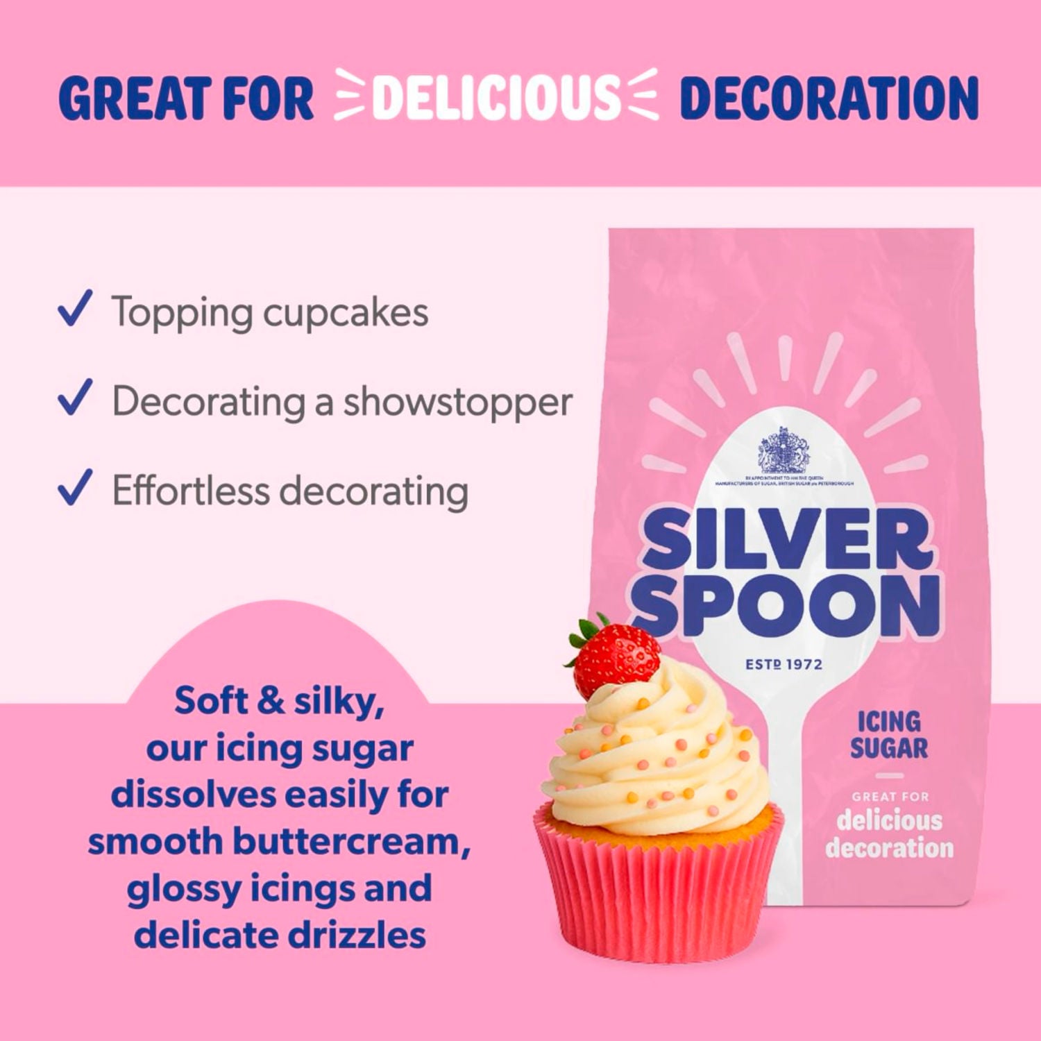 Silver Spoon British icing sugar 3kg - British product