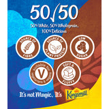 Kingsmill 50/50 thick sliced bread loaf 800g, UK version