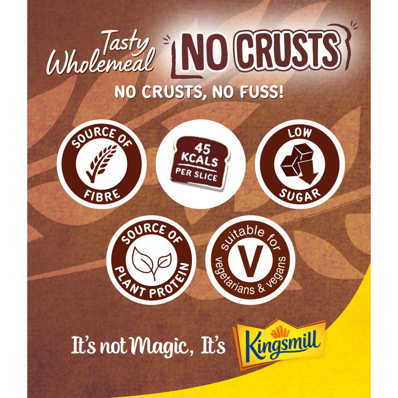 Kingsmill no crusts wholemeal bread 400g, UK version