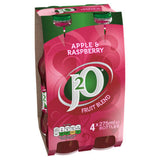 J2O Apple & Raspberry soft drink 4 x 275ml bottles, UK version