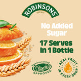 Robinsons barley water orange 850ml, imported from the UK