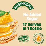 Robinsons lemon barley water concentrate 850ml, imported from the UK