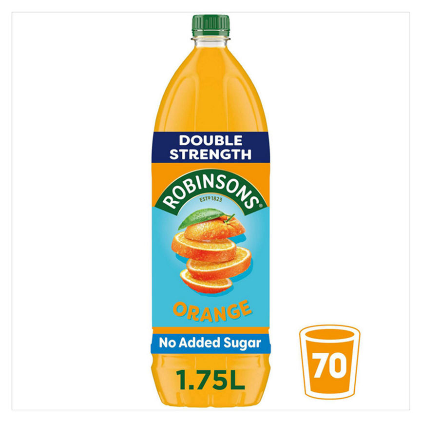 Robinsons Double Strength Orange Squash No Added Sugar