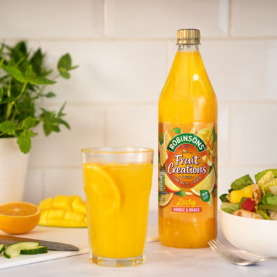 Robinsons Fruit Creations Orange & Mango No Added Sugar Squash