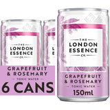 London Essence Co. grapefruit and rosemary tonic water 150ml pack of 6, UK version