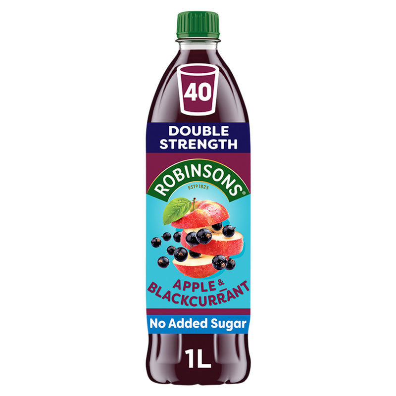 Robinsons apple blackcurrant squash concentrate 1L (British brand)