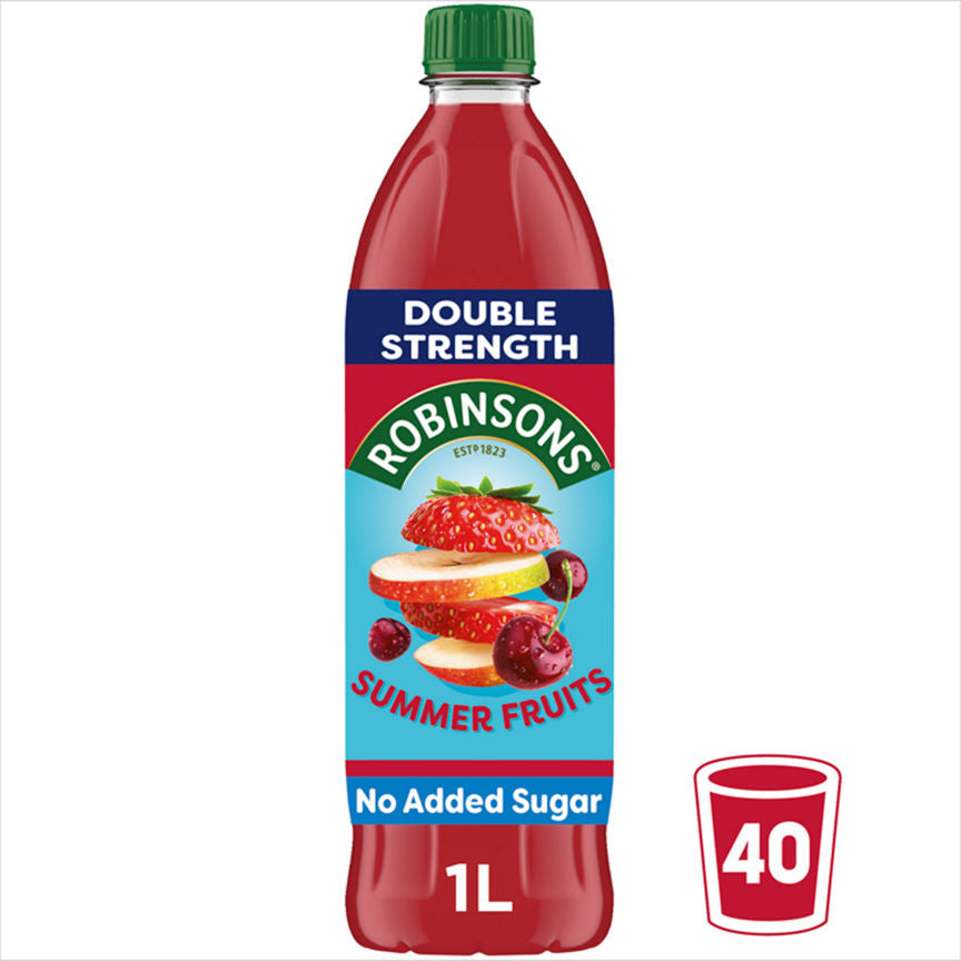 Robinsons Double Strength Summer Fruits No Added Sugar Fruit Squash GOODS ASDA   