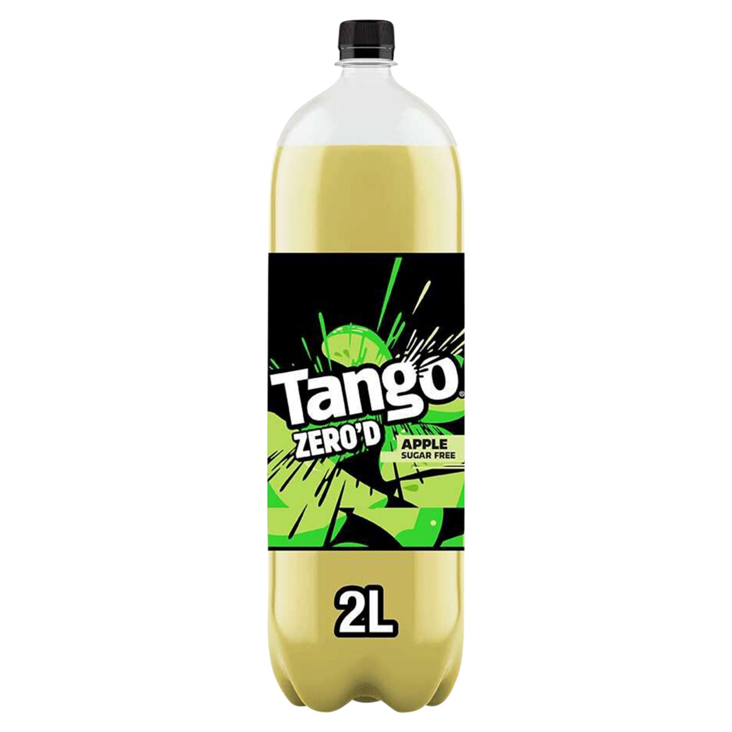 Tango Zero'd Apple sugar-free soft drink 2L, UK version