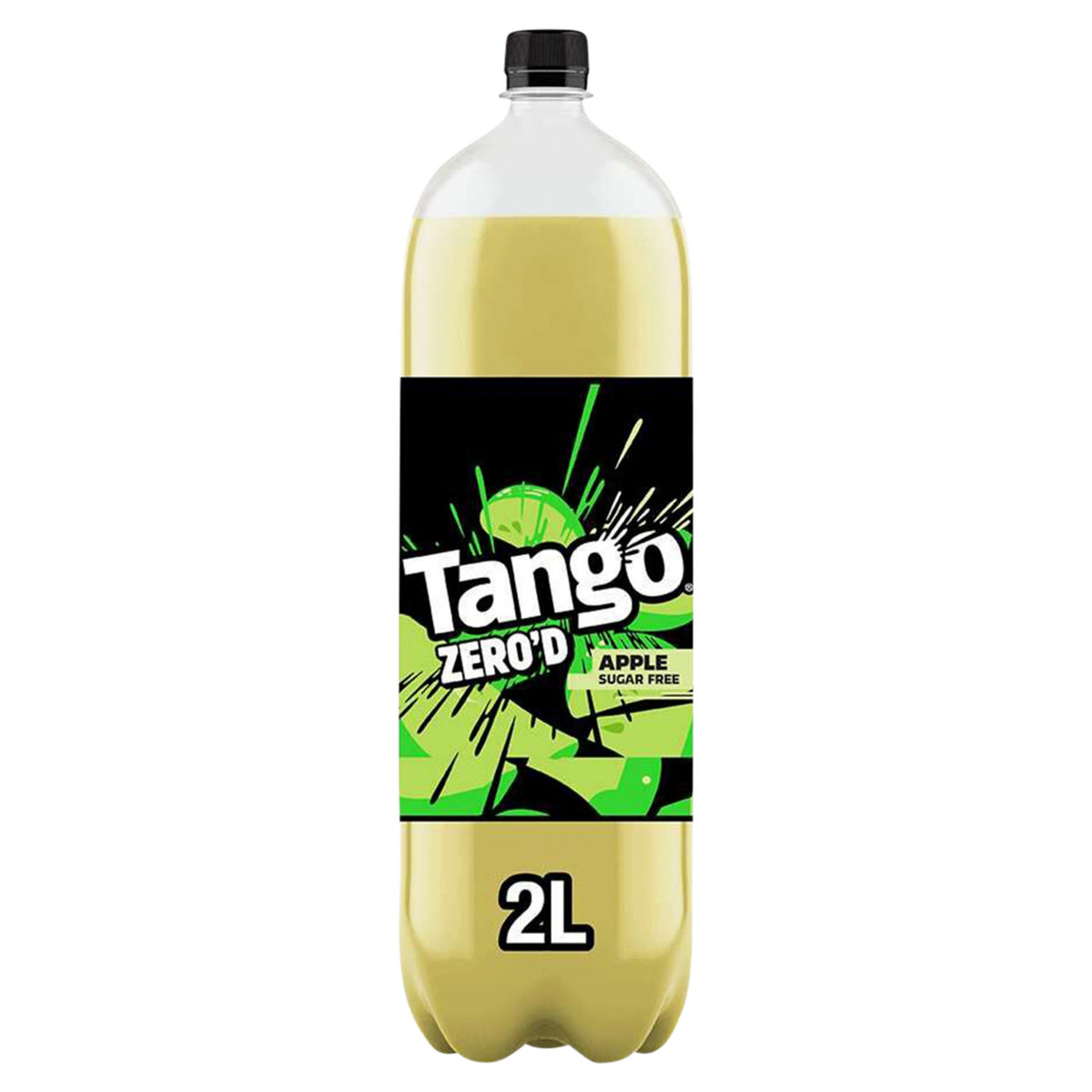 Tango Zero'd Apple sugar-free soft drink 2L, UK version