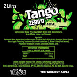 Tango Zero'd Apple sugar-free soft drink 2L, UK version