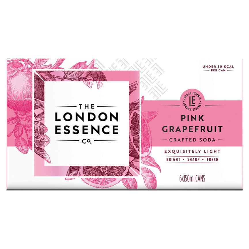 The London Essence Co. Pink Grapefruit Crafted Soda GOODS ASDA   