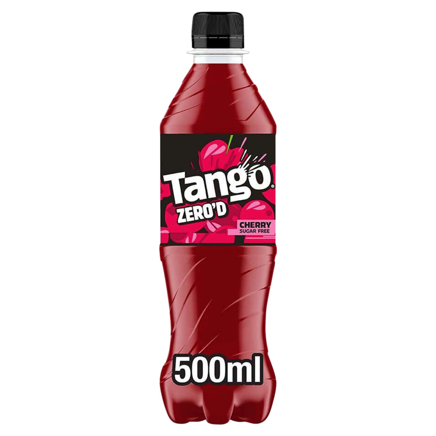 Tango Cherry Sugar Free soft drink 500ml, imported from the UK