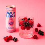Aqua Libra Sparkling Water Raspberry & Blackcurrant 4x330ml - British product