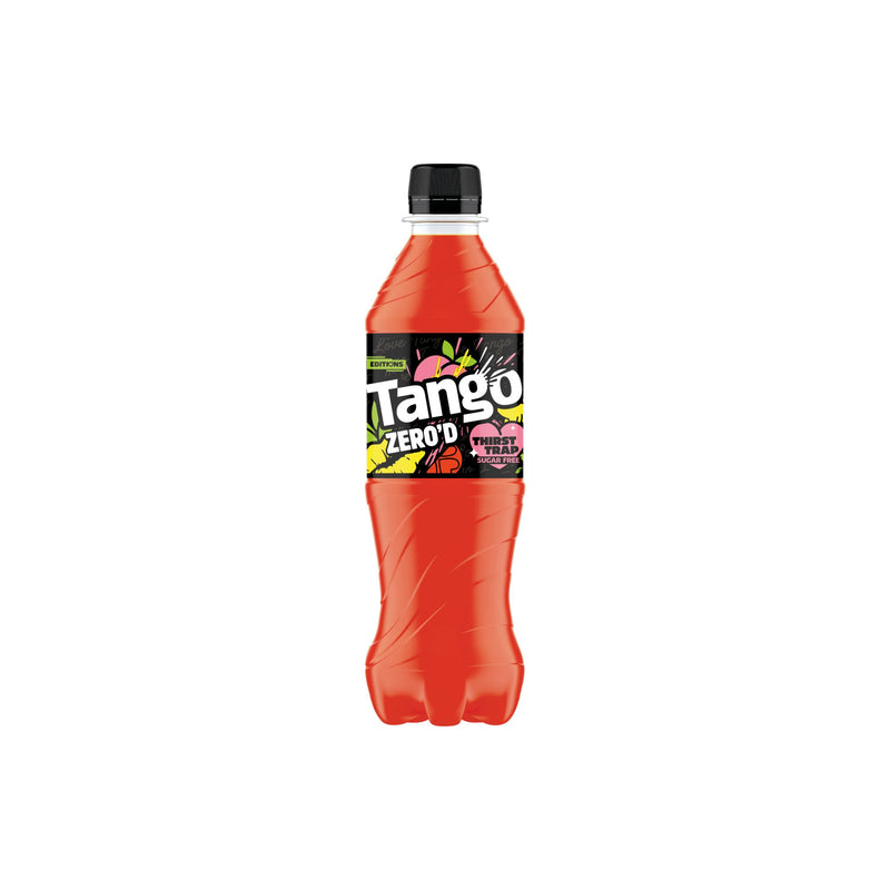 Tango sugar free soft drink peach pineapple orange 500ml (British brand)