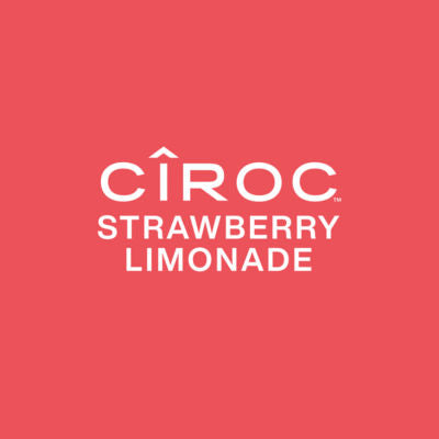 Cîroc Strawberry Limonade flavoured vodka 70cl - British product