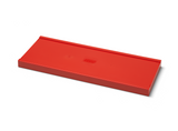 LEGO Shelf Red wall shelf with 3 baseplates, UK version