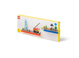 LEGO blue shelf 38 cm three baseplates (British brand)