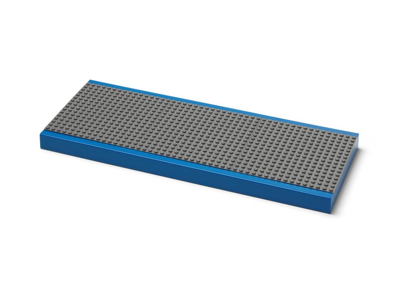 LEGO blue shelf 38 cm three baseplates (British brand)