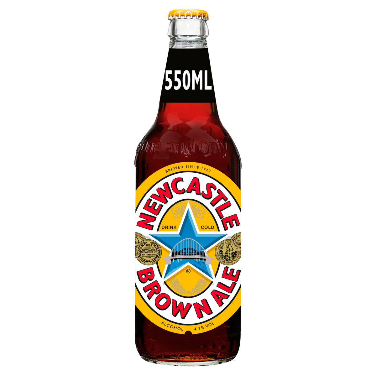 Newcastle Brown Ale 550ml, imported from the UK
