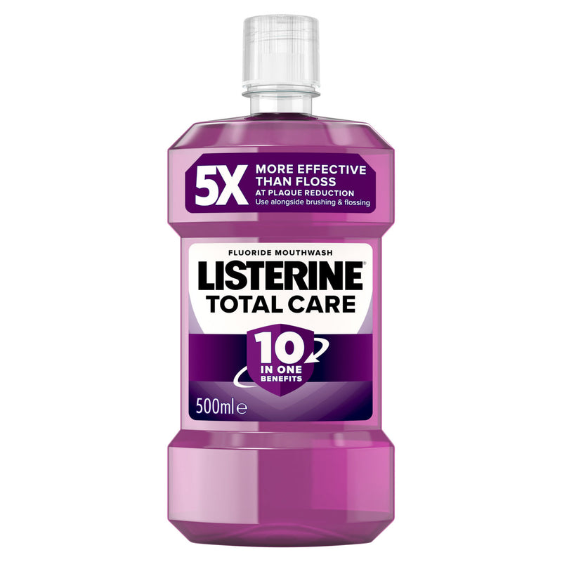 Listerine Total Care 10 in 1 mouthwash 500ml, UK version