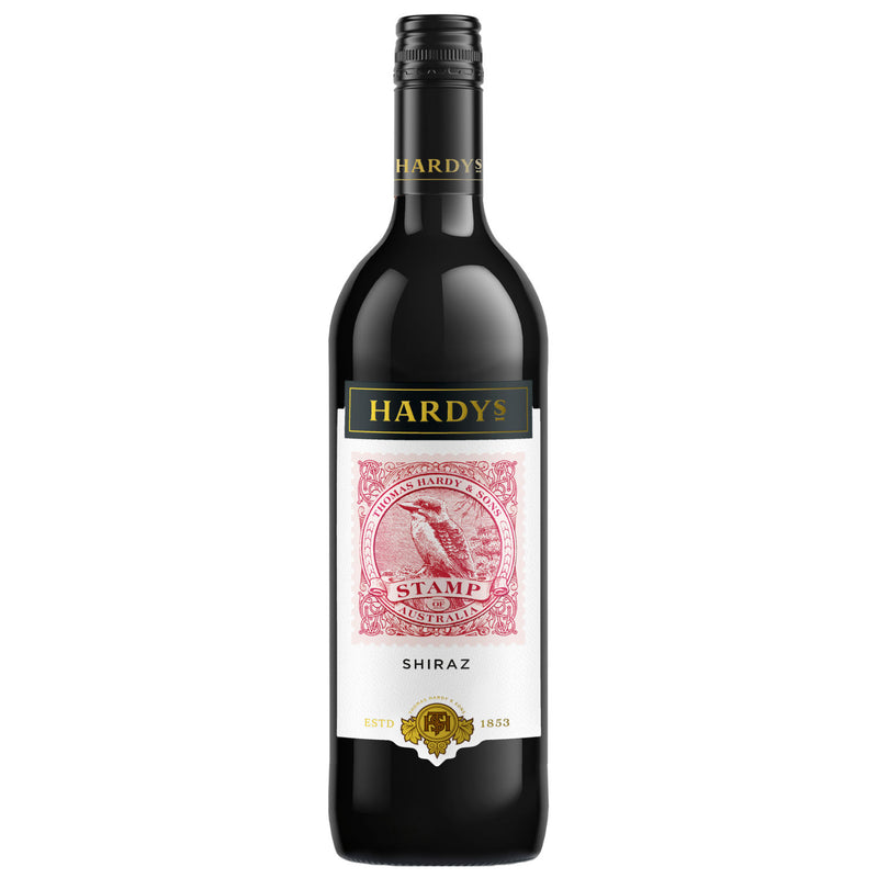 Hardys Shiraz red wine 75cl, UK version