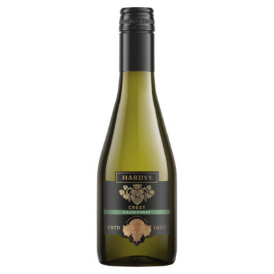 Hardys Crest Chardonnay white wine 187ml, UK version
