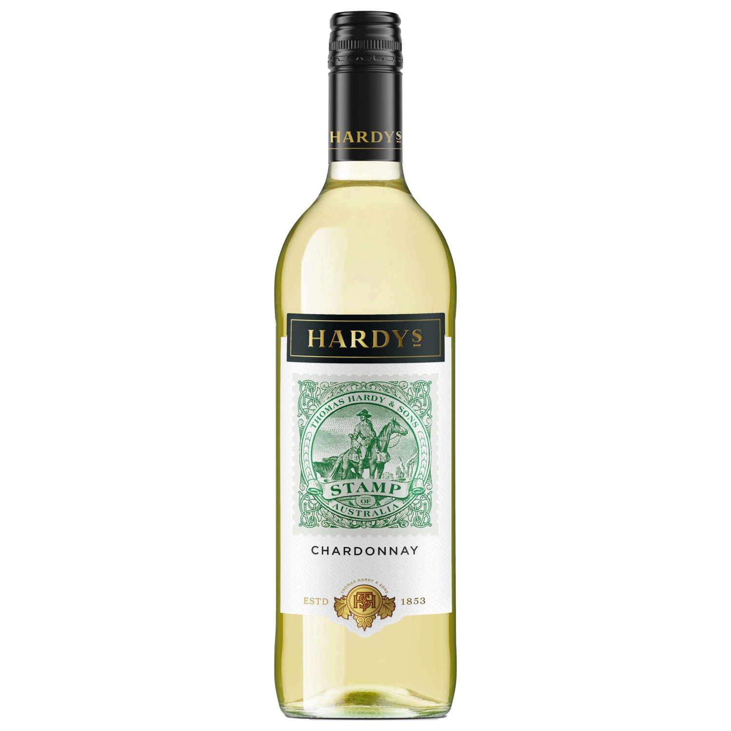 Hardys Stamp Chardonnay white wine 75cl, UK version