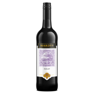 Hardys Stamp Merlot red wine 75cl (British brand)