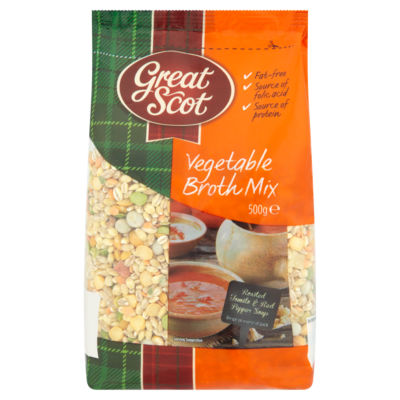 ASDA Great Scot Vegetable Broth Mix 500g- Buy online at McGrocer