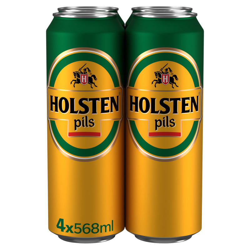 Holsten Pils lager 4 x 568ml - British product