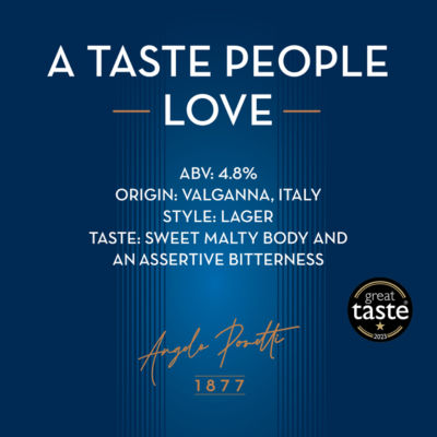 Birrificio Angelo Poretti Premium Lager Øl 4 x 440 ml bokser