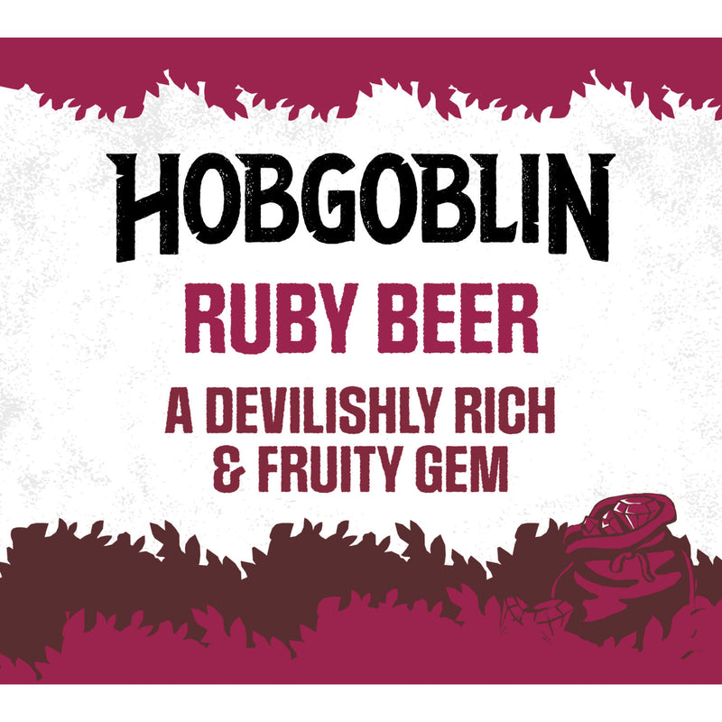 Hobgoblin Ruby Ale 4 x 568ml cans, UK version