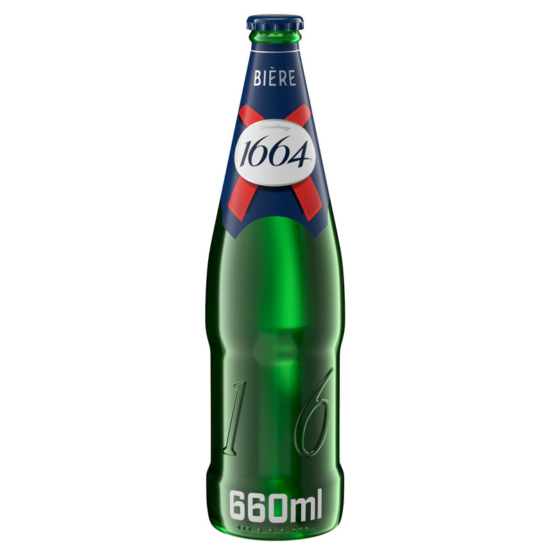 Kronenbourg 1664 blonde lager 660ml, UK version