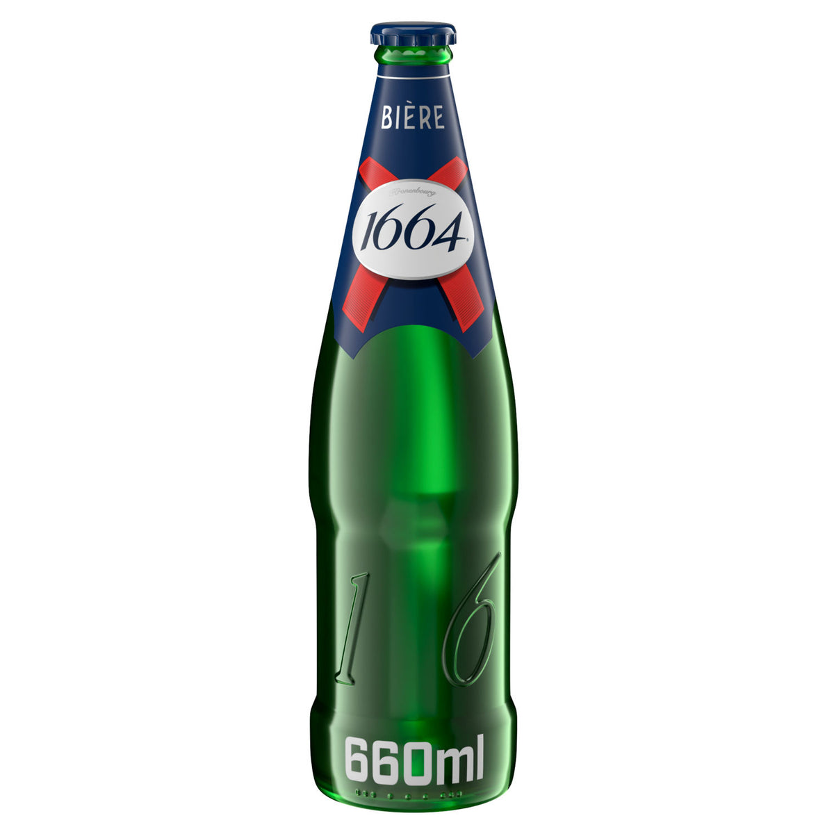 Kronenbourg 1664 blonde lager 660ml, UK version