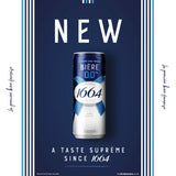 Kronenbourg 1664 alcohol-free beer Bière Blonde 6 x 330ml, imported from the UK