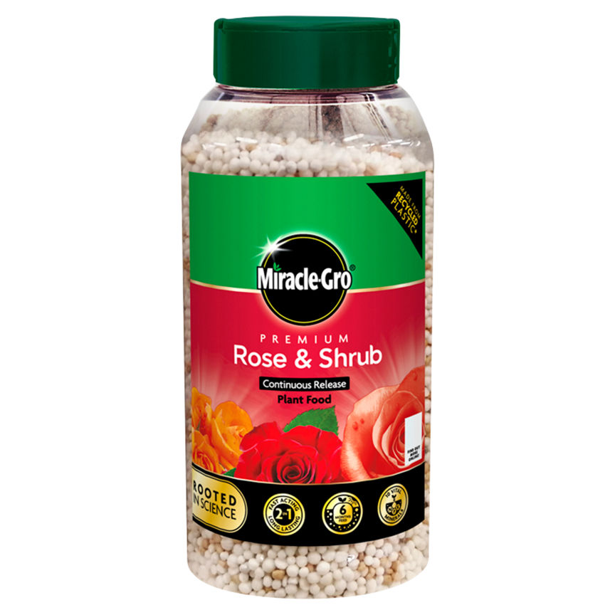 Miracle-Gro Premium Rose & Shrub Continuous Release Plant Food 900g GOODS ASDA   