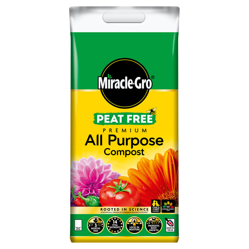 Miracle-Gro Premium All Purpose Compost 10L GOODS ASDA   