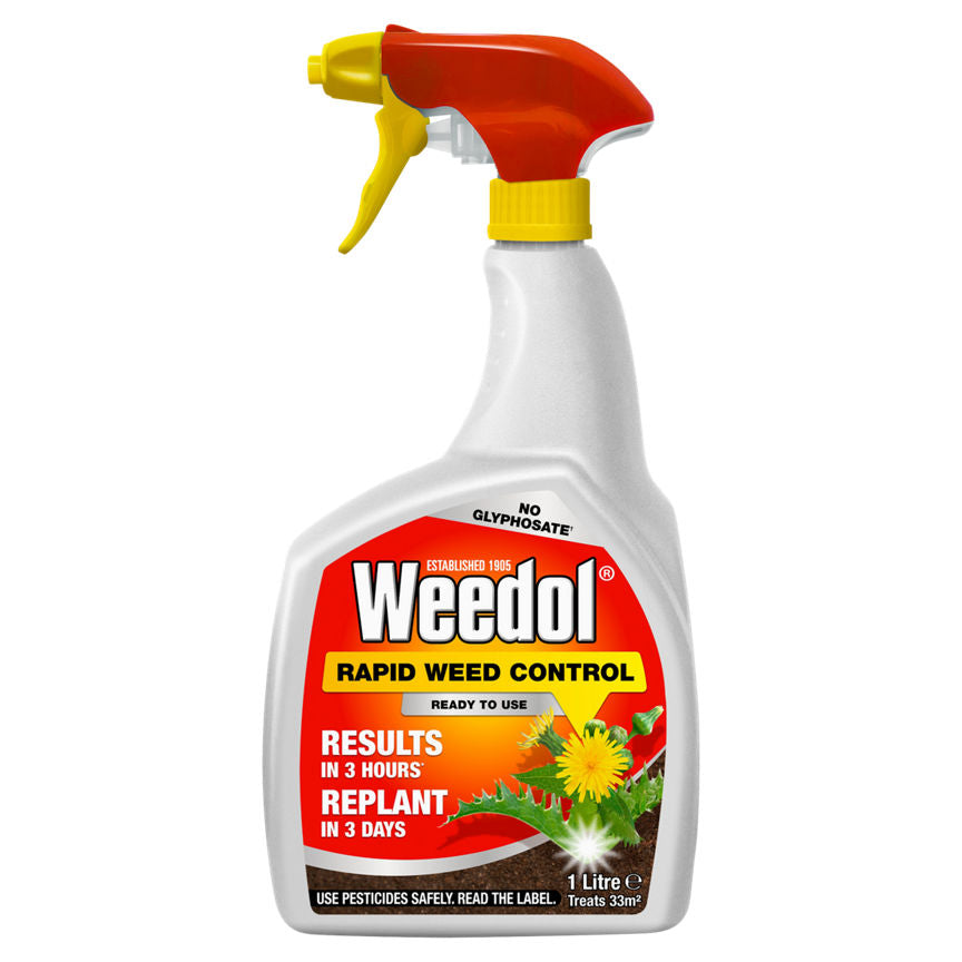 Weedol Rapid Weed Control Ready to Use 1 Litre GOODS ASDA   