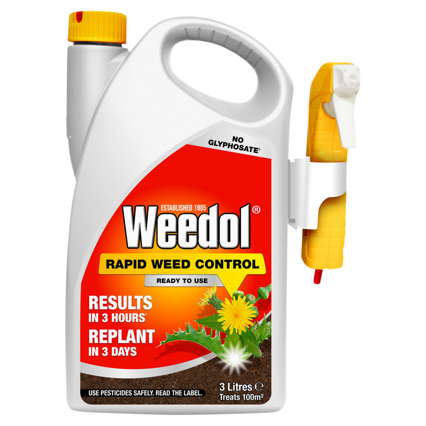 Weedol Rapid Weed Control Ready to Use 3 Litres GOODS ASDA   