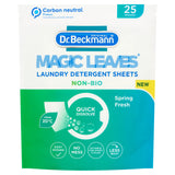 Dr. Beckmann Original Magic Leaves Laundry Detergent Sheets Non-Bio Spring Fresh 25 Washes GOODS ASDA   