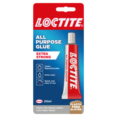 ASDA Loctite All-Purpose Extra Strong Multipurpose Adhesive 20ml- Buy online at McGrocer