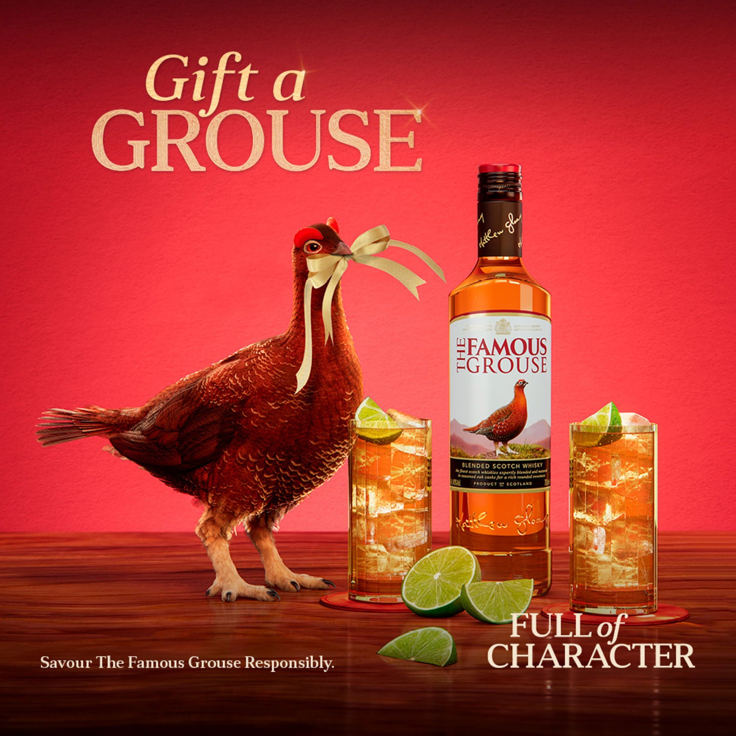 The Famous Grouse Blended Scotch Whisky 700ml (British brand)