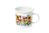 LEGO Botanicals enamel mug 350ml, imported from the UK