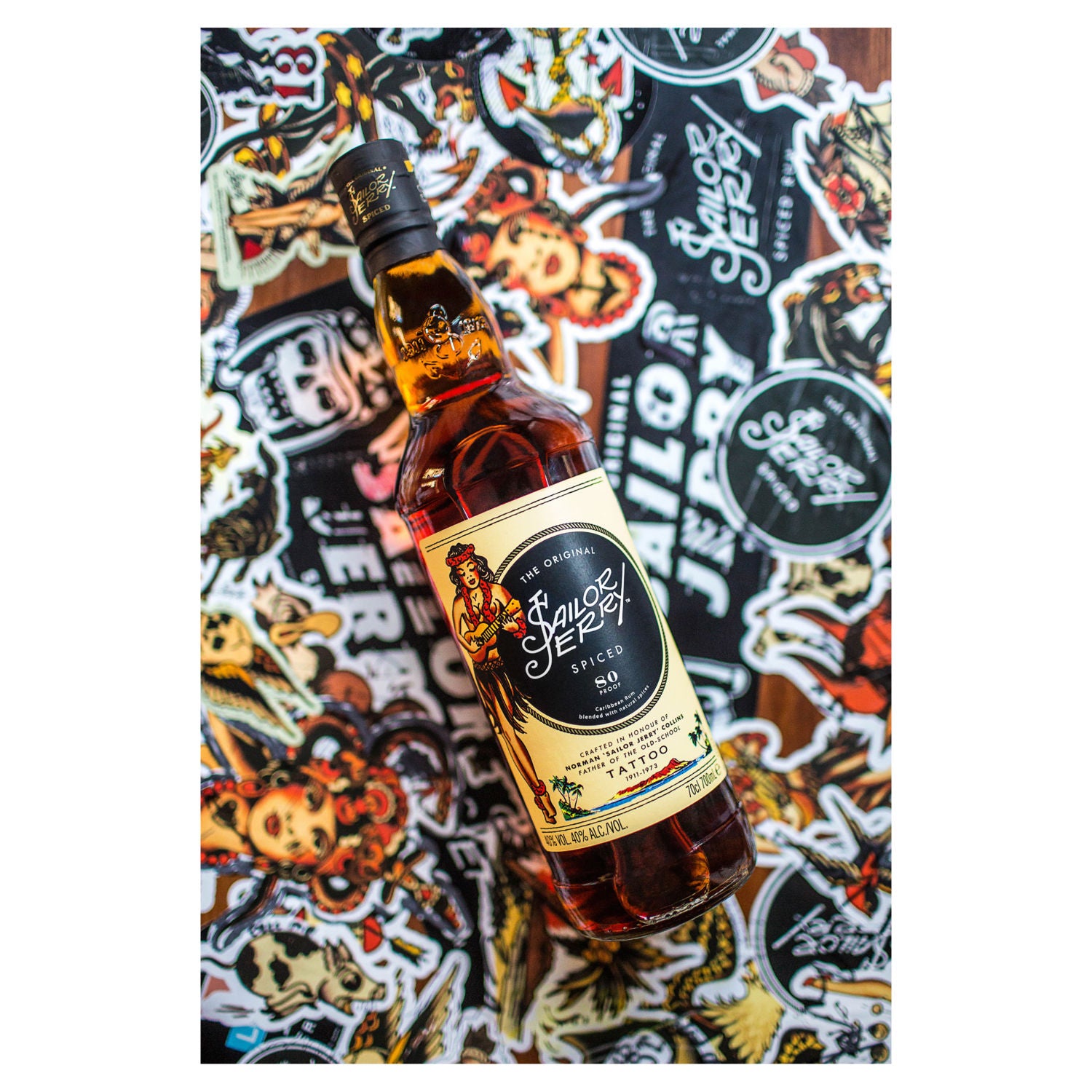 Sailor Jerry spiced Caribbean rum 70cl (British brand)